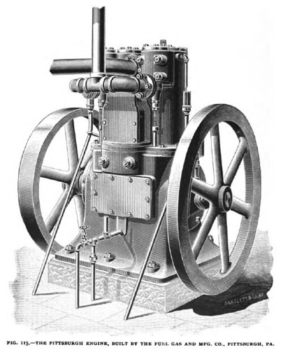 Fig. 115— The Pittsburgh Gas Engine